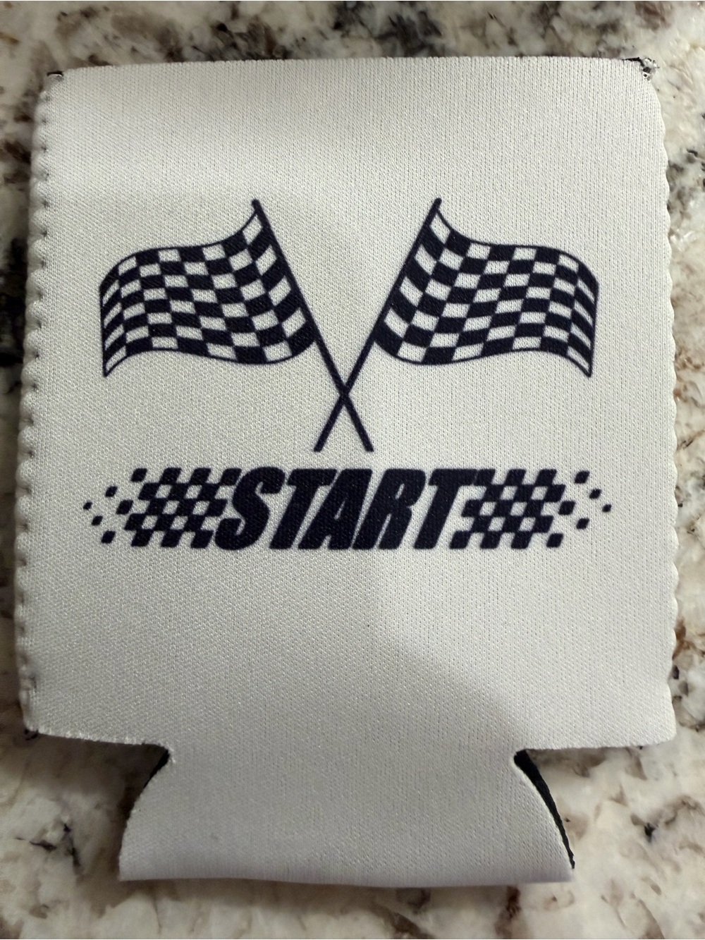 START Checkered Flag Can Cooler Koozies